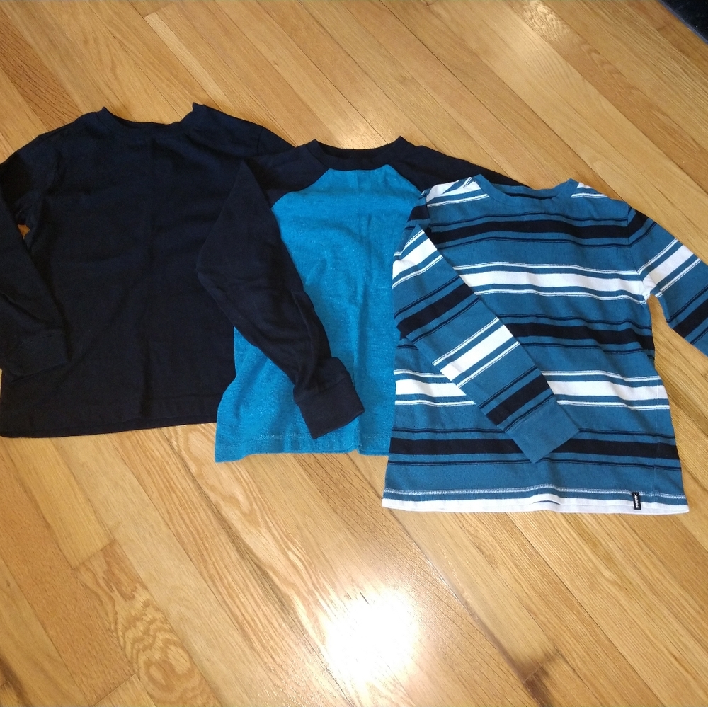 3 Long sleeve shirts.